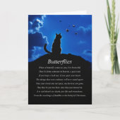 Sympathy with Cat and Butterflies and Spiritual Kaart (Voorkant)
