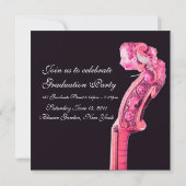 SYMPHONIA CLASSIC MUSIC AFSTUDEER MONOGRAM Viool Kaart (Achterkant)