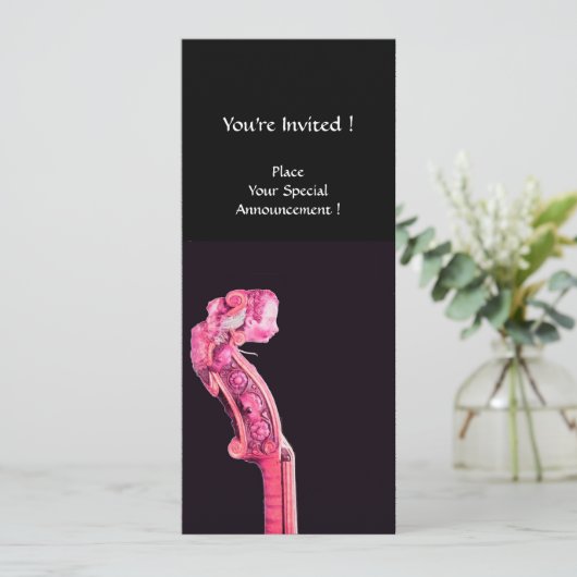 SYMPHONIA CLASSIC MUSIC Concertprogramma Fuchsia Programmakaart (Staand voorkant)