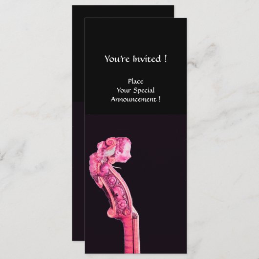 SYMPHONIA CLASSIC MUSIC Concertprogramma Fuchsia Programmakaart (Voorkant / Achterkant)