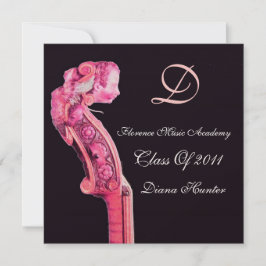 SYMPHONIA CLASSIC MUSIC GRADUATIE MONOGRAM metaal Kaart