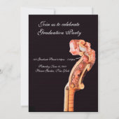 SYMPHONIA  CLASSIC MUSIC GRADUATION MONOGRAM bruin Kaart (Achterkant)