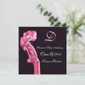 SYMPHONIA CLASSIC MUSIC GRADUATION MONOGRAM metaal Kaart (Staand voorkant)