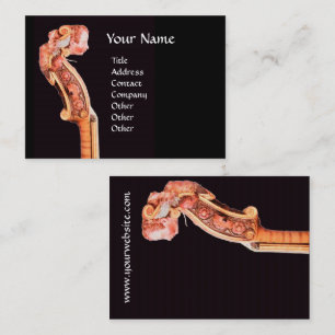 SYMPHONIË/CLASSIC MUSIC Red Brown Black Visitekaartje