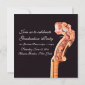 SYMPHONIE CLASSIC MUZIEK AFSTUDEREN MONOGRAM bruin Kaart (Achterkant)