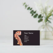 SYMPHONIË, CLASSIC MUZIEK INSTRUMENT Violin Scroll Visitekaartje (Staand voorkant)