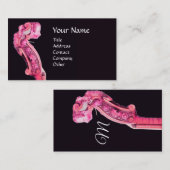 SYMPHONIË, CLASSIC MUZIEK INSTRUMENT Violin Scroll Visitekaartje (Voorkant / Achterkant)