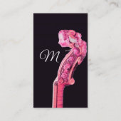 SYMPHONIË, CLASSIC MUZIEK INSTRUMENT Violin Scroll Visitekaartje (Achterkant)