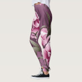Symphoniepatroon van orchideeën leggings (Links)