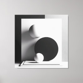Symphony of Centered Shadows Canvas Afdruk