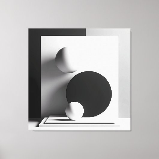 Symphony of Centered Shadows Canvas Afdruk (Voorkant)