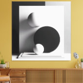 Symphony of Centered Shadows Canvas Afdruk (Insitu (Woonkamer))