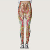 Symphony of Chaos - Abstract palet van echte artie Leggings (Voorkant)