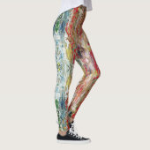 Symphony of Chaos - Abstract palet van echte artie Leggings (Rechts)