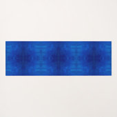 Symphony of deep blue shades pattern yogamat (Achterkant (horizontaal))