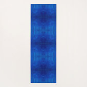 Symphony of deep blue shades pattern yogamat (Achterkant)