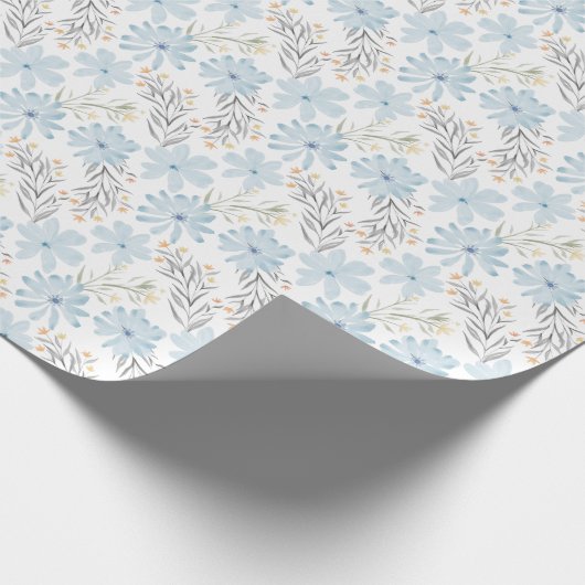 Symphony of Heavenly Blue Cadeaupapier (Hoek)