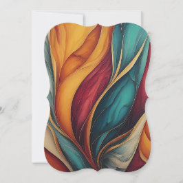 Symphony of hues cadeau / uitnodiging / bedankt ka