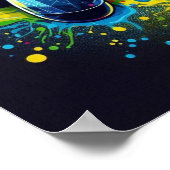 Symphony of Pixels & Sound: Vibrant Gaming Art Poster (Hoek)