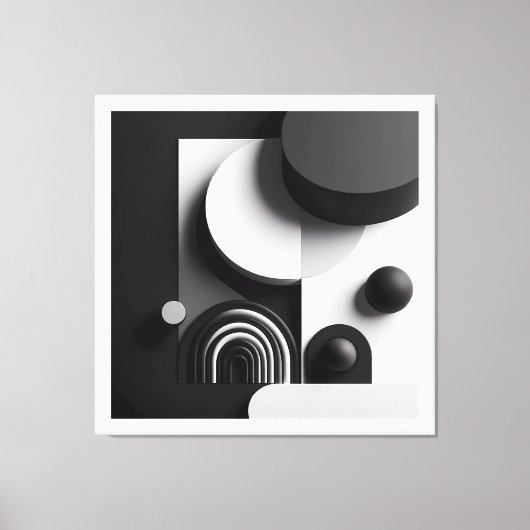Symphony of Silent Forms  Canvas Afdruk (Voorkant)