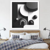 Symphony of Silent Forms  Canvas Afdruk (Insitu (Slaapkamer))