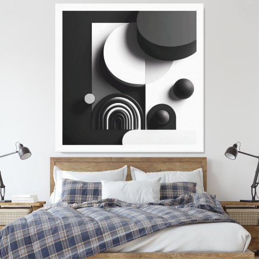 Symphony of Silent Forms  Canvas Afdruk (Insitu (Slaapkamer))