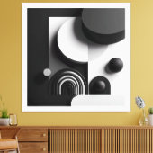 Symphony of Silent Forms  Canvas Afdruk (Insitu (Woonkamer))