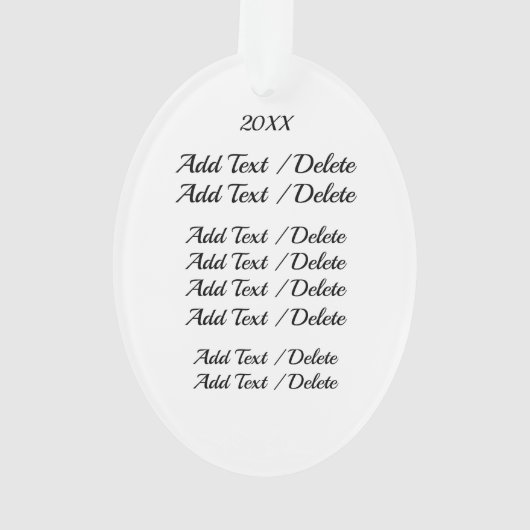 Symphony Orchestra Music Ornament (achterkant)