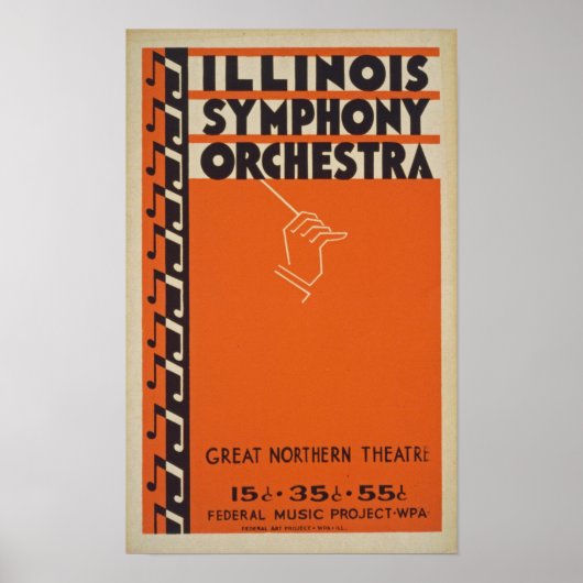  Symphony Orchestra Poster (Voorkant)
