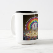 Symphony Turkey Mug Tweekleurige Koffiemok (Voorkant links)