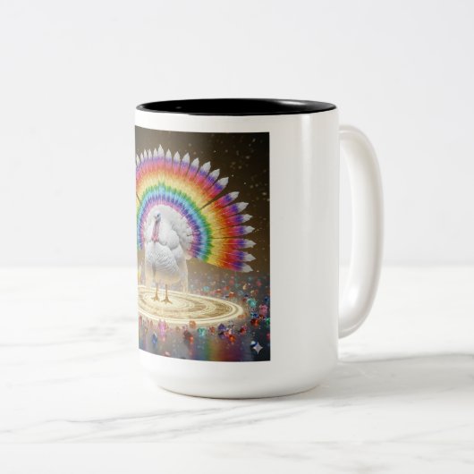Symphony Turkey Mug Tweekleurige Koffiemok (Voorkant rechts)