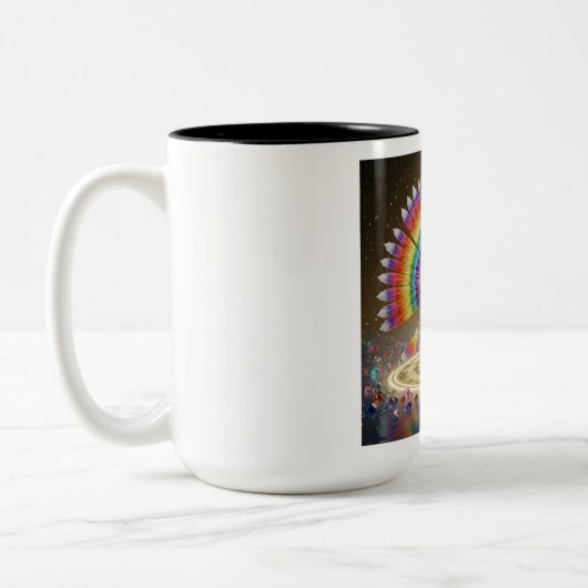 Symphony Turkey Mug Tweekleurige Koffiemok (Links)