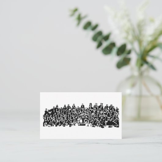 SYMPHONY! VISITEKAARTJE (Staand voorkant)