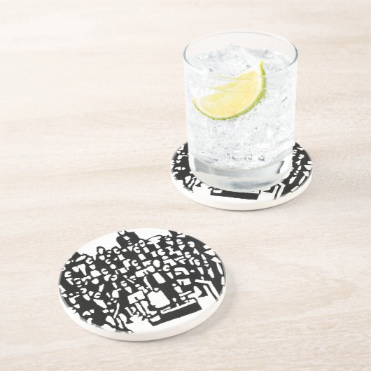 SYMPHONY! ZANDSTEEN ONDERZETTER (Zijkant)