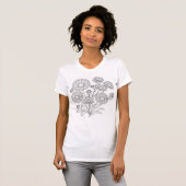 Symphyotrichum novae-angliae t-shirt (Voorkant volledig)