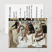 Symposium Detail van Maler Grabkammer Des Thot Kaart (Voorkant / Achterkant)