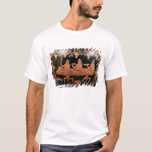 Symposium met drie mannen die kataboes spelen t-shirt