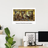 symposium van Plato (II) door Anselm Feuerbach Poster (Thuiskantoor)