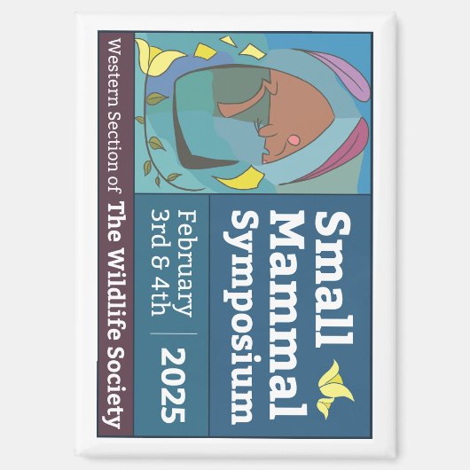 symposiummagneet voor kleine zoogdieren magneet (Voorkant)