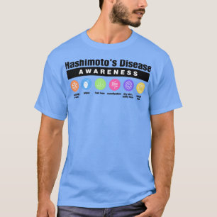 Symptomen van Hashimotos Disease Disability Awaren T-shirt