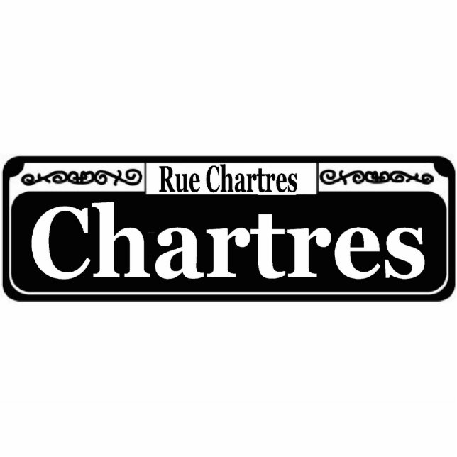 Symptoom van New Orleans Chartres Staand Fotobeeldje (Voorkant)