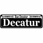 Symptoom van New Orleans Decatur Staand Fotobeeldje<br><div class="desc">Symptoom van New Orleans Decatur</div>
