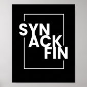 SYN ACK FIN IT Hacker Code Poster (Voorkant)