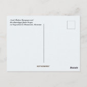 Synagoge en Moskee Paramaribo Suriname Briefkaart (Achterkant)