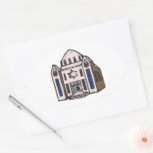 synagoge ovale sticker (Envelop)