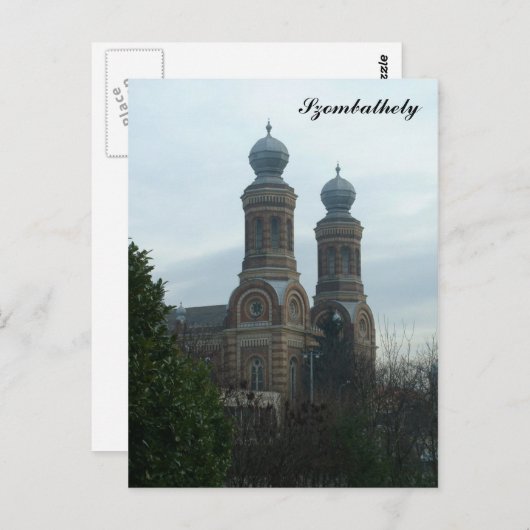 Synagogue Briefkaart (Voorkant / Achterkant)