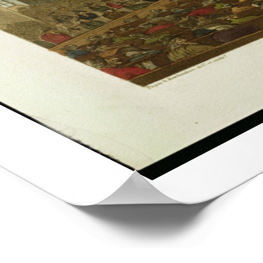 Synagogue, Dukes Place, Houndsditch, van Ackerman Poster (Hoek)