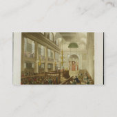 Synagogue, Dukes Place, Houndsditch, van Ackerman Visitekaartje (Achterkant)
