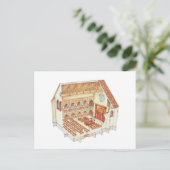 Synagogue. Vijftiende eeuw. Midden-Europa Briefkaart (Staand voorkant)