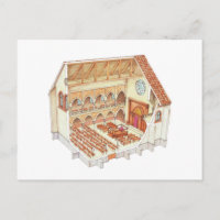 Synagogue. Vijftiende eeuw. Midden-Europa